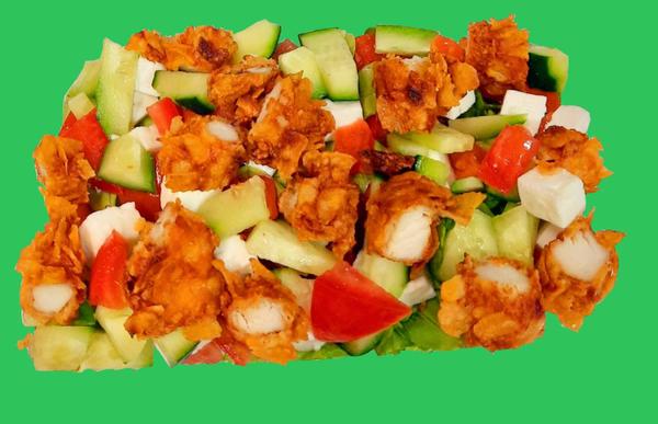 Salata cu Pui Crispy